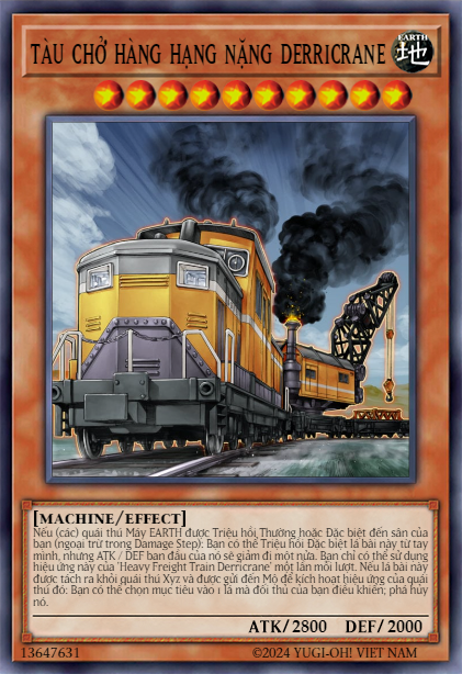 Heavy Freight Train Derricrane