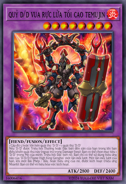 D/D/D Flame High King Genghis
