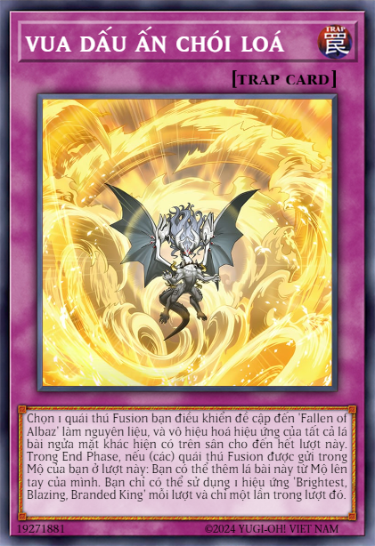Brightest, Blazing, Branded King