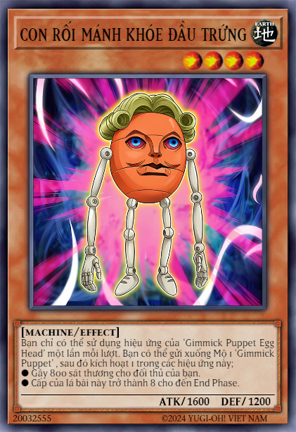 Gimmick Puppet Egg Head