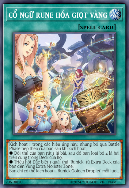Runick Golden Droplet