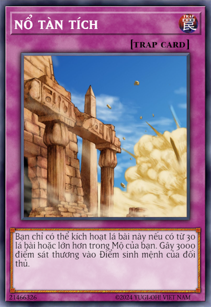 Blasting the Ruins