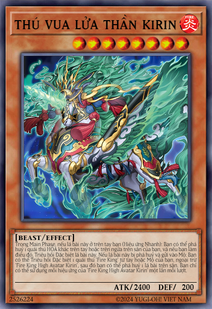 Fire King High Avatar Kirin