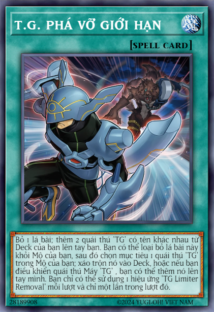 T.G. Limiter Removal