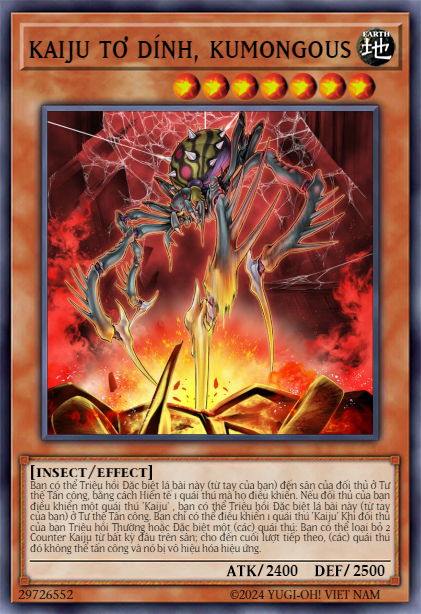 Kumongous, the Sticky String Kaiju