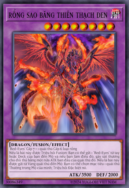 Meteor Black Comet Dragon