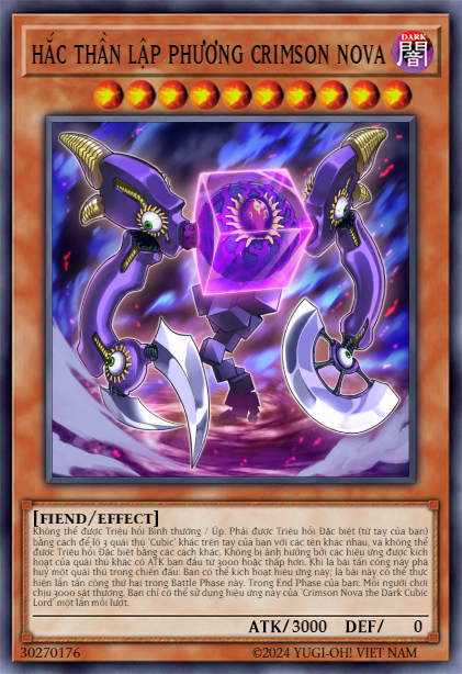 Crimson Nova the Dark Cubic Lord