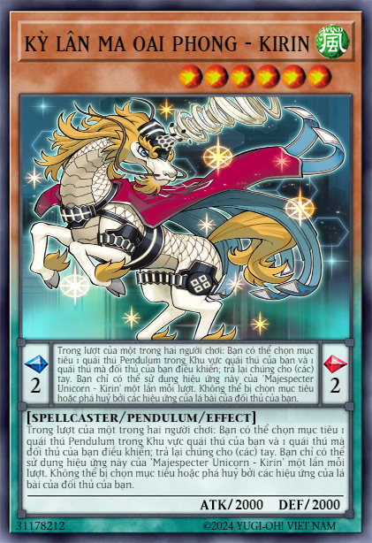 Majespecter Unicorn - Kirin