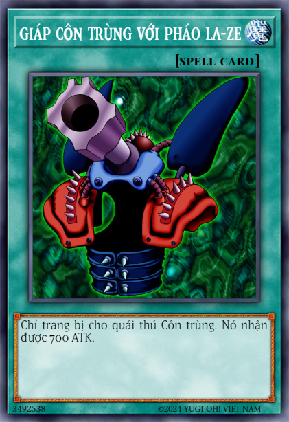 Insect Armor with Laser Cannon