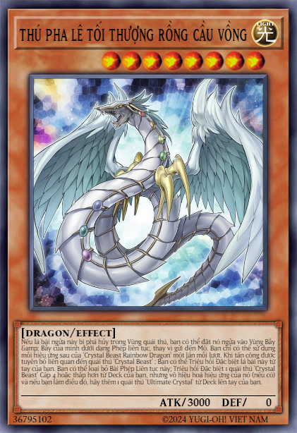 Crystal Beast Rainbow Dragon