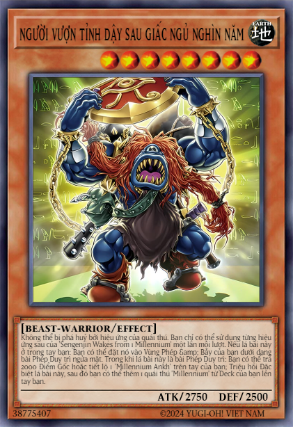 Sengenjin Wakes from a Millennium