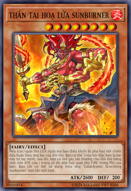 Cataclysmic Scorching Sunburner