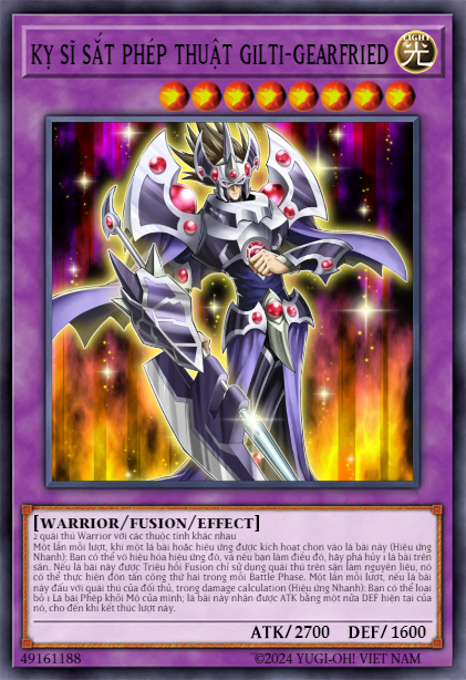 Gilti-Gearfried the Magical Steel Knight