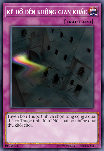 Crevice Into the Different Dimension