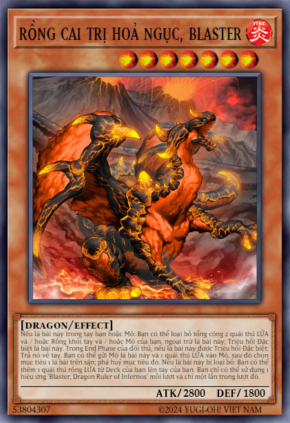 Blaster, Dragon Ruler of Infernos