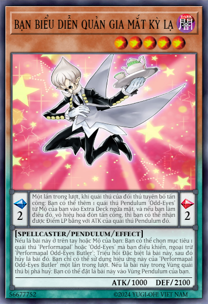 Performapal Odd-Eyes Butler