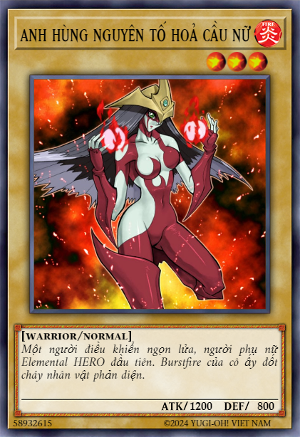 Elemental HERO Burstinatrix