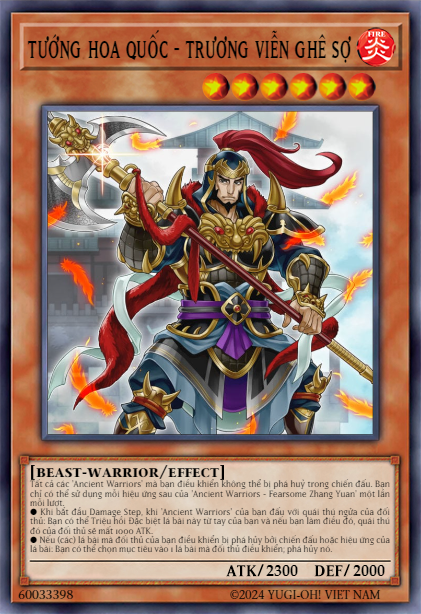 Ancient Warriors - Fearsome Zhang Yuan