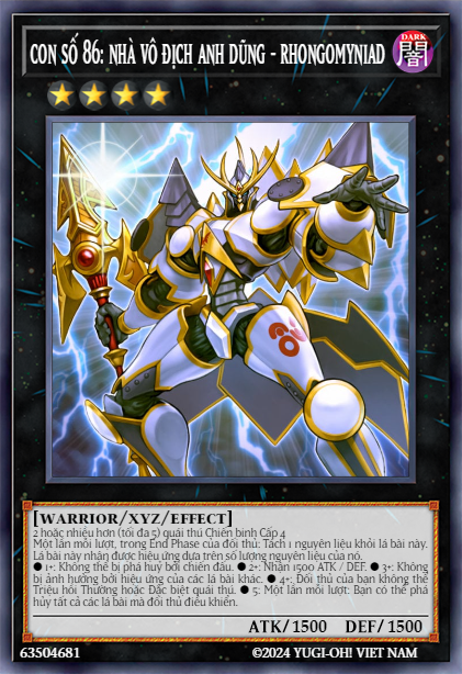 Number 86: Heroic Champion - Rhongomyniad