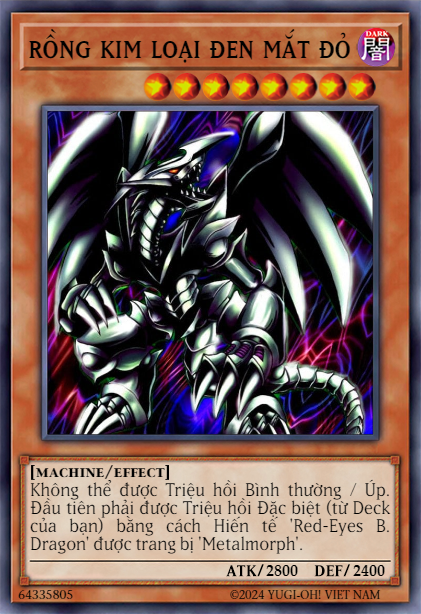 Red-Eyes Black Metal Dragon