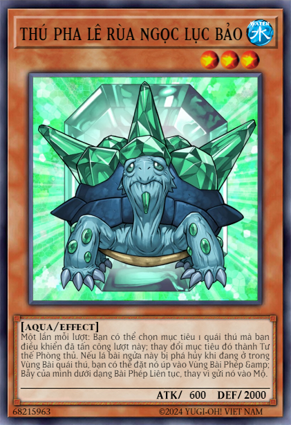 Crystal Beast Emerald Tortoise