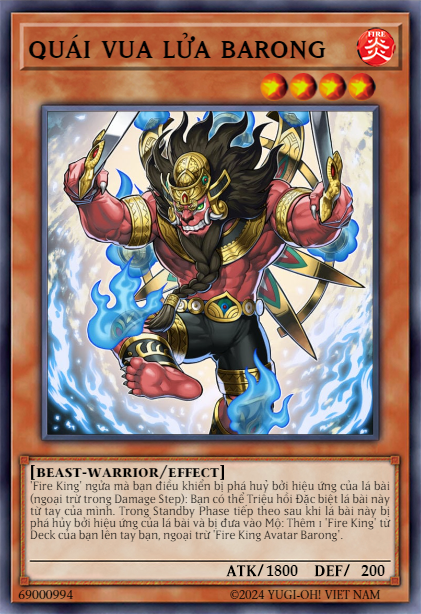 Fire King Avatar Barong