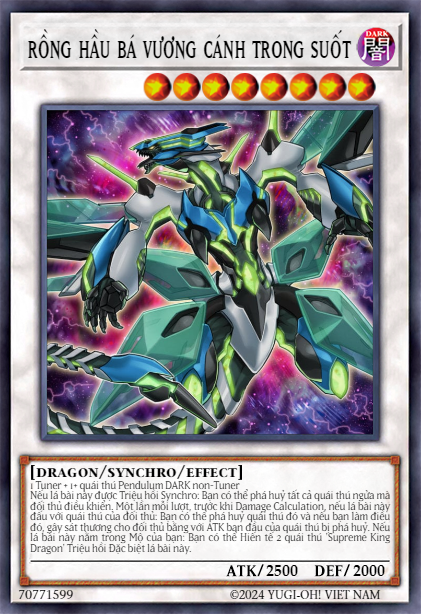 Supreme King Dragon Clear Wing