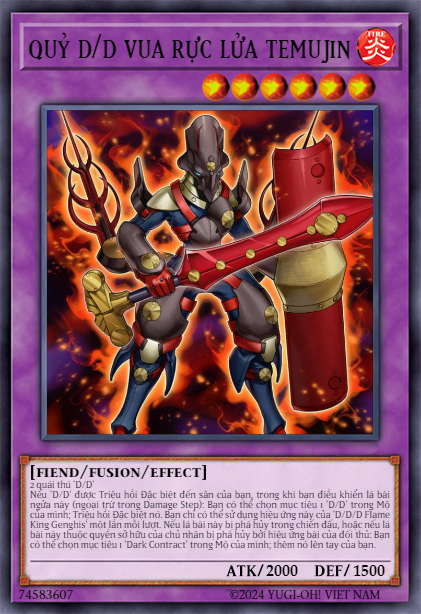 D/D/D Flame King Genghis