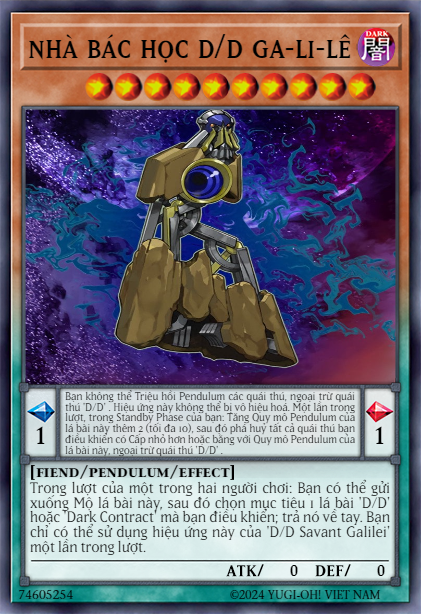 D/D Savant Galilei