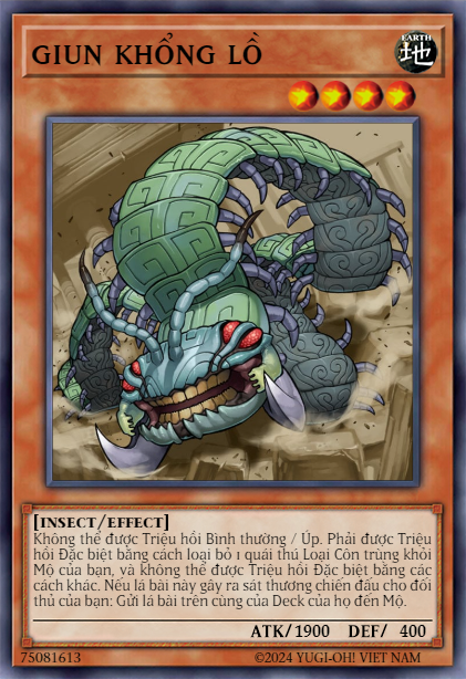 Aztekipede, the Worm Warrior
