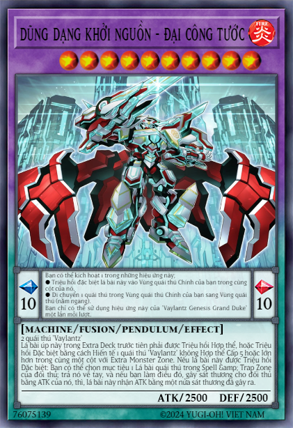 Vaylantz Genesis Grand Duke