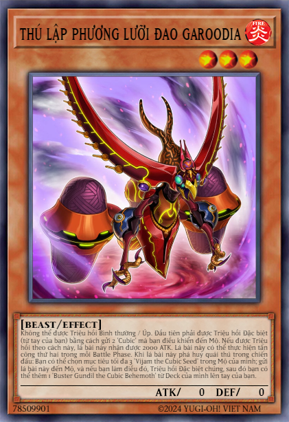Blade Garoodia the Cubic Beast