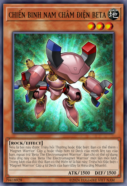 Beta The Electromagnet Warrior