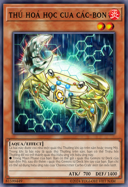 Chemicritter Carbo Crab