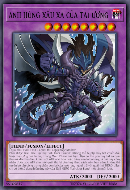 Evil HERO Malicious Bane