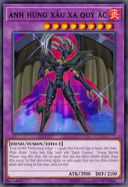 Evil HERO Malicious Fiend