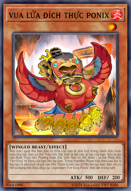 Legendary Fire King Ponix