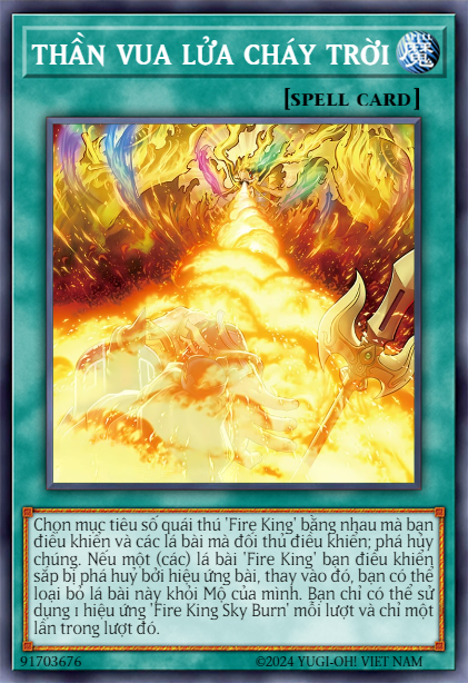 Fire King Sky Burn