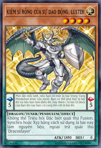 Luster Pendulum, the Dracoslayer