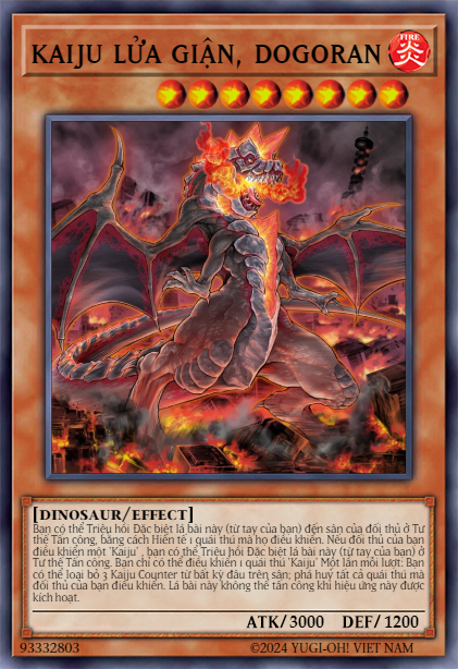 Dogoran, the Mad Flame Kaiju