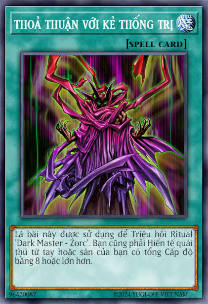 Contract with the Dark Master