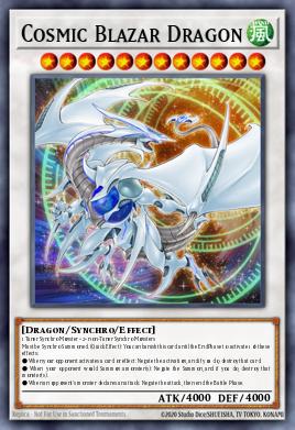 Cosmic Blazar Dragon