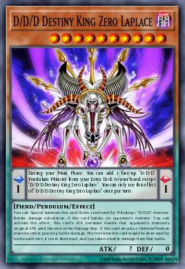 D/D/D Destiny King Zero Laplace