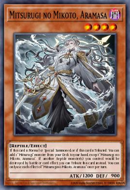 Mitsurugi no Mikoto, Aramasa