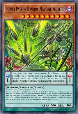 Jupredo the Shademachine Power Patron