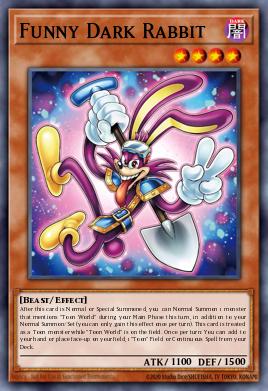 Funny Dark Rabbit