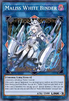 Maliss <Q> White Binder